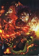 Key Visual A (Sumijiro & 禰豆 Ko) Lunch Mat Case "World Tour Screening Kimetsu no Yaiba Kizuna no Miracle, and Shuri Practice, ×ufotable Cafe× Machi ★ Asobi CAFE Early Stage"