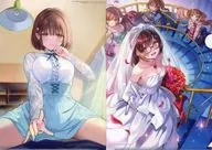 Kannabae Yuka ([Good News] My fiancé, Himiko, only cute at home.) / Ao Kakogawa (I promised to make 』, 『's younger sister, the best student in my class. Apparently, he wants to indulge me a lot.) plastic trasparent file folder "氷高 Yu-Sensei & Tantan-Sensei's New Two Volume Simultaneous Release Commemorative Fair" Melon Books Linked Purchase benefits