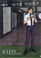 Levi Ackerman A4 clear file "Ataque a los Titanes x Star Flyer 10 Years Journey POP UP SHOP"