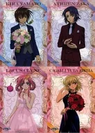 集合(燕尾服/礼服)A4透明文件夹4张SET