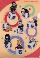 ufotable描き下ろし みにきゃらイラスト A4クリアファイル 「Switchソフト 鬼滅の刃 目指せ!最強隊士!」 ゲオ購入特典