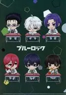 Set A5 Clear File Mini-Character Uniform Ver. "Blue Rock Anatomia exposição POP UP STORE"