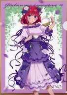 Nino Nakano "TV Special Anime The Quintessential Quintuplets to ~ Quintet Tea Party ~ in Yurakucho Marui Kyarato KUJI mini plastic trasparent file folder Ver. Blind Clear File Quintet Tea Party"