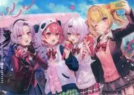 Sakuyuui Hoshikawa Salomé mini clear file "Virtual YouTuber Niji Sanji Next To Niji Sanji New Life Support Campaign 2024" (Purchase benefits de productos objetivo de la campaña de apoyo a la nueva vida)