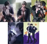 5-type set A4 plastic trasparent file folder "Prism Chance 暴愛 Friendship New Online KUJI" C Prize