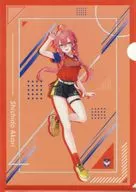 Akari Shishido (Albirex Niigata) A4 Metal Clear File "Rakuten Collection 2024 J1 20 Club x Virtual YouTuber Nijisanji C Pattern" D-13 Prize