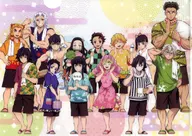 All A4 plastic trasparent file folder "Demon Slayer: Kimetsu no Yaiba × gokurakuyu ・ RAKU SPA 3rd Pillar's Paradise Holiday"