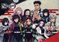 集合 A4クリアファイル 「牛角×鬼滅の刃 いざ、焼肉に全集中!～柱稽古編～ キャンペーン」 コラボメニュー注文特典