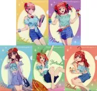 5 types set "The Quintessential Quintuplets Utatane, SUMMER DREAM A4 Blind Clear File"