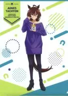 Agnes Tachyon A4 plastic trasparent file folder "Uma Musume Pretty Derby : Door of a New Era x Roll Ice Cream Factory"