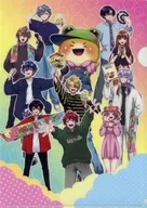 Colorful Peach A4 clear file "Colorful Peach × Karaoke Manekiko"
