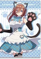 Design 03 (Sankyu Nakano / Nekomimi maid ver.) Drawn A4 plastic trasparent file folder "The Quintessential Quintuplets ∽」"