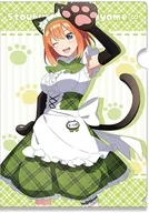 Design 04 (Nakano Yotsuba / Nekomimi maid ver.) Drawn A4 plastic trasparent file folder "The Quintessential Quintuplets ∽」"