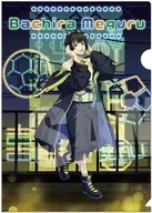 Hachirakumawari A4 plastic trasparent file folder NEON China ver. "Blue Rock"
