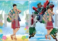 A.Isami Ao&Braden新插圖A4 Clear File SET(2張組)夏威夷ver."勇氣爆發バーンブレイバーン"