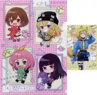 SD A4 plastic trasparent file folder & Sticker Set "WEB KUJI Night Jellyfish Cannot Swim" F Prize