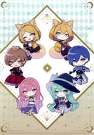 Assembly A4 plastic trasparent file folder (Mini Character) "Hatsune Miku 16th×RED ° TOKYO TOWER"