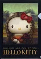 Hello Kitty Mona Lisa A4 plastic trasparent file folder "Hello Kitty Museum Art Collection 2nd installment"
