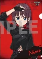Iseri Jina A4 clear file "Girls Band Cry Pop Up Shop in JOL Harajuku"