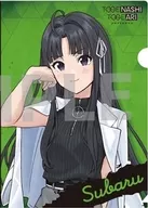 Awa Subaru A4 plastic trasparent file folder "Girls Band Cry POP-UP SHOP in JOL Harajuku"