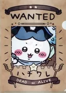 手配書ハチワレ ちいかわアドベンチャー A4クリアファイル 「ちいかわ なんか小さくてかわいいやつ ちいかわ＠お台場冒険王2024」 ちいかわお台場商店グッズ