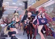 楓原 Manyo & Yae Koshi & Kirara A4 plastic trasparent file folder "Genshin Pop-up Store 2023 Autumn with Hyundai Department Store" Korean limited Purchase benefits