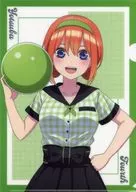 Chica de bowler Ver. A4 clear file "Go-Tōbun no Hanayome ×ROUND1" dibujado por Shiyō Nakano