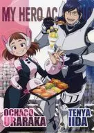 Ochaco Uraraka & Iida Tenya A4 plastic trasparent file folder "MY HERO ACADEMIA the Movie : Your Next × No Kurazushi" Gift Campaign First Bonus