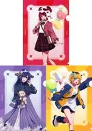 有马佳奈&黑川茜&MEM Cho A4透明文件夹SET Exhibition ver.2(3张SET)"【推之子】展光辉与影>