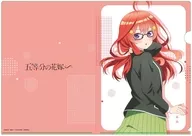 A4 plastic trasparent file folder "The Quintessential Quintuplets ∽」" drawn by Satsuki Nakano (Stairway Furikae Ver.)
