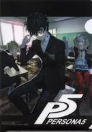 主人公坂本龙司高巻杏B5透明文件夹日历女神异闻录PERSONA杂志PERSONA 20 th！2017年3月号赠品