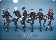 Collection (suit model ver) Drawn A4 plastic trasparent file folder "Blue Lock"