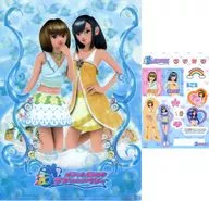 Love & Berry (D) Always the same ♪ A4 Clear File and Sticker Set "Sega Lucky KUJI Stylish Witch Love and Berry" E Prize