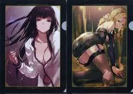 ナーベラル＆ソリュシャン A4クリアファイルセット Illustration：so-bin 「劇場版 オーバーロード 聖王国編」 劇場グッズ