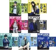 7 kinds set A4 plastic trasparent file folder & sticker set "Ichiban KUJI Blue Rock proof of existence" H Prize