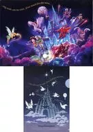 Gathered Clear Holder Set (2-Piece Set) "Reach for the Stars" limited to Tokyo Disneyland