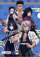 Collection (blue) A4 original clear file "Demon Slayer: Kimetsu no Yaiba × Joyful" collaboration memorial novelty 1st.