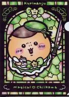 KURI包子A4彩色玻璃风味文件夹