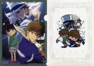 A4 Clear File Set (2-Pack) "Sega Lucky KUJI CASE CLOSED Memorial Cut File. 2" K Prize Kaitou Kid