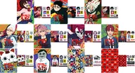 共11种SET A4 Clear File Sticks SET