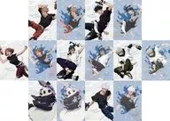 7-Kind Set A4 Clear File Set (2-Piece Set) "Sega Lucky KUJI Jujutsu Kaisen SPLASH×BATTLE Re :" I Prize