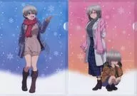 Collection winter ver. A4 Clear File 2-Pack Set "Uzaki-chan Wants to Hang Out! ω"