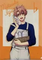 March, Izumi A4 plastic trasparent file folder "Idolish Seven x Lawson" eligible snack Purchase benefits