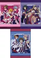 Set A4 Clear File 3-Pack Set "CD idol Master SideM NEW STAGE EPISODE : 13 / 14 / 15" Animate linked Purchase benefits