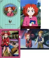 All 4 types set Original A4 plastic trasparent file folder "mary and Witch's Flower x Lawson" Eligible Products Purchase benefits