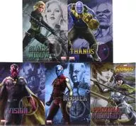 A5 Mini Clear File Set C (5-Pack) "Avengers: Infinity War"