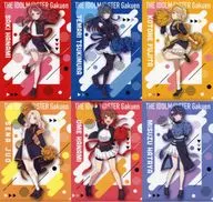 All 6 types set A4 plastic trasparent file folder "Gakuen idol Master x 7-ELEVEN convenience stores Collaboration Campaign" target item Purchase benefits