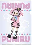 A4 Clear File AJ2025 Ver. "Pueru wa Kawaii Slime" with a fur ear parka.