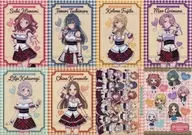 All 8 kinds set original A4 plastic trasparent file folder "Gakuen idol Master x Lawson Campaign" target confectionery Purchase benefits