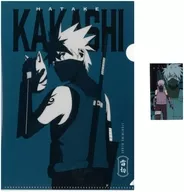 Hatake Hatake Kakashi (dark part) A4 plastic trasparent file folder & sticker "Ichiban KUJI NARUTO - Uzumaki Naruto - Red Eyes that Depict the Legend of Shippu" H Prize